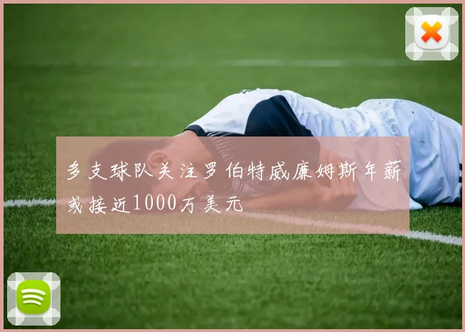 多支球队关注罗伯特威廉姆斯年薪或接近1000万美元